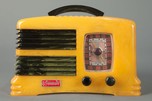 Rare Symphony Catalin Radio ’Split-Grille’ in Yellow + Dark Green